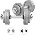 GORILLA SPORTS® Kurzhanteln 2er Set 30kg Gewichte Hantelscheiben 30mm Hantelset