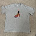 Nike SB Logo Skate T-Shirt Dunk Hi Lit Candle Grey Xl