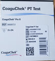 2x24 Teststreifen CoaguChek PT Test NEU&OVP MHD 2025-05-31 ### SOFORT-KAUF ###