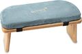 banters Meditationsbank Yogabank Hocker mit Kissen klappbar Bambus Blau Sehr Gut