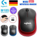 LOGITECH M185 Maus Wireless kabellos USB PC Laptop Mouse Funk NEU