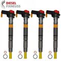 4x Einspritzdüsen VW Piezo 2,0 TDi 0445116030 0986435360 03L130277