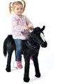 Reitpferd Spielpferd Plüschpferd für Kinder Stehpferd mit Sound Sitz 75cm