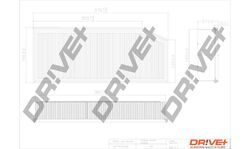 Dr!ve+ Luftfilter DP1110.10.0120 Filtereinsatz für MERCEDES KLASSE W203 W210 CLK