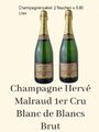 Champagne Hervé Malraud 1er Cru Blanc de Blancs Brut   2  x 0,80Liter