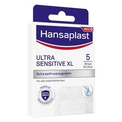 Hansaplast ULTRA SENSITIVE XL Wundverband 5x7,2 cm · 5 St · PZN 17268451 7616954