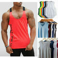 Herren Tanktop Muskelshirt Bodybuilding Fitness Sports Achselshirt top Shi ✪