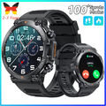 Bluetooth Smartwatch Luxus Herren Armband Herzfrequenz Pulsuhr Blutdruck Fitness