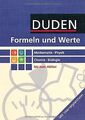 Formeln und Werte - Sekundarstufe I und II: Mathe... | Buch | Zustand akzeptabel