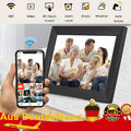 10.1 Zoll Digitaler Bilderrahmen WiFi WLAN 16GB Fotorahmen Touchscreen Andoer