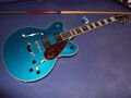 GRETSCH  GM 2622 Streamliner, ocean-turquoise  2021, wie neu mit Tasche!