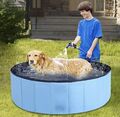 Hundepool Hunde Swimmingpool Schwimmbecken Planschbecken Pool Bad Becken Faltbar