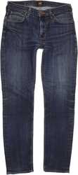 Lee Rider Herren blau gerade normale Jeans W31 L29 (86986)