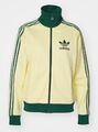 adidas Originals – Beckenbauer – Retro-Trainingsjacke in Grün und Gelb- Größe S