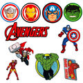 Aufnäher Bügelbild Avengers Comic Kinder Patch Flicken Applikation Aufbügler