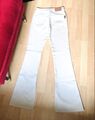 💯% Philipp Plein Jeans Gr. 26 Flaire fit Beige TwistWashed with Love NEU!