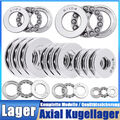 Axiallager / Axial Kugellager / Drucklager 51100 ~ 51311 / 10 ~ 140mm Welle Dia.