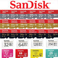 SANDISK 2TB 1TB 512GB 256GB 128GB 64GB Ultra Extreme Pro Micro SD Speicherkarte