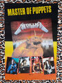 METALLICA - ' Master of Puppets ' - * ORIGINAL - 1 9 8 6 - Poster * 79 x 55