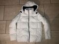 Elegante Tommy Hilfiger Daunenjacke Herren Mantel Winter weiß Gr.XL