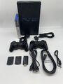 Sony Playstation 2 PS2 Fat Konsole Schwarz + 2 Controller, Kabel SCPH-39004 PAL