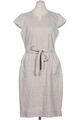 Lands End Kleid Damen Dress Damenkleid Gr. EU 36 Leinen Baumwolle Grau #sybbnfd