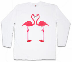 FLAMINGO I LANGARM T-SHIRT Love Princess Flamingos Wildlife Pink Rosa Liebe