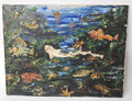 Bild Meer Unterwasser Fische, datiert 1965