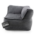 LUMALAND Sitzsack Sofa Eckteil modular kombinierbar Indoor Beanbag Sitzgruppe