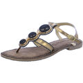 Tamaris Damen Sandalette Leder Old Gold, SONDERPREIS,  Gr 36 - 40