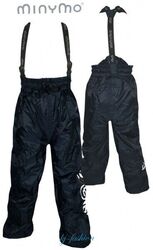 Skihose, abnehm. Träger Oxford Nylon Wasserdicht &Atmungsaktiv Marine MINYMO