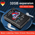 Bluetooth MP3 MP4 Player LCD Display HiFi Bass Musik Spieler FM Radio Audio 32GB