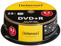 25 Intenso Rohlinge DVD+R Double Layer 8,5GB 8x Spindel