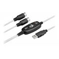 B60 Midi USB Kabel Interface Konverter 5 Polig In Out Midi zu USB Adapter 2m