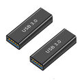 2x USB 3.0 Adapter Buchse auf Buchse Typ-A 10 Gbps Kupplung Verbinder Robust