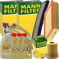 MANN INSPEKTIONSPAKET+8L CASTROL 5W-30 ÖL passend für BMW X3 E83 3er E46 320-30i