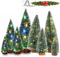 Mini-Weihnachtsbaum mit LED-Lichtern Xmas Home Tabletop Decor Tannenbaum