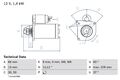 BOSCH Anlasser Starter 0 986 021 651 +132.58€ Pfand für OPEL COMBO K9 CROSSLAND