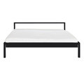 Hans Hansen Pure Bett Bettgestell Doppelbett Ehebett 140 x 200 cm Stahl schwarz