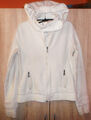 Damen Frühlings Jacke Teddyplüsch wollweiß creme jacke mit Kaputze Gr.38 C&A