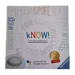 Ravensburger Quizspiel 27252 kNOW! für Google Assistant Brettspiel 2-6 Spieler