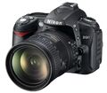 Nikon D D90 digitale 12,3-MP-Spiegelreflexkamera – schwarz (Set mit Objektiv ...