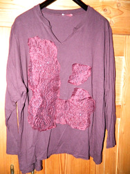 tolles rotes Langarm-Shirt /  Pulli  XXL  *VERSION*  Gr 3 / 50-52-54  Plus-Size