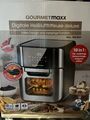 GOURMETmaxx Heißluft Ofen 12L XL Fritteuse Airfryer Grill Dörrautomat Drehspieß