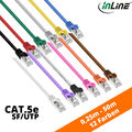 Netzwerkkabel Patchkabel Inline Cat 5e 0,25m - 50m 1 Gbps SF/UTP LAN 12 Farben