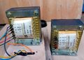 2 x Klein + Hummel BV306372B Übertrager 100 Volt 30 Watt ELA Transformer K+H