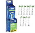 Oral-B CrossAction Aufsteckbürsten 10x Zahnbürstenaufsatz CleanMaximiser weiß