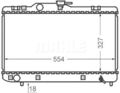 MAHLE Kühler Wasserkühler Motorkühlung Motorkühler BEHR CR 768 000S