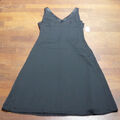 Neues wunderschönes Kleid Sommerkleid, fließt, H&M, schwarz, Gr. 44