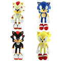 SONIC - ALLE FORMEN SHADOW BLACK, YELLOW, SUPER SONIC Plüschtiere 33cm